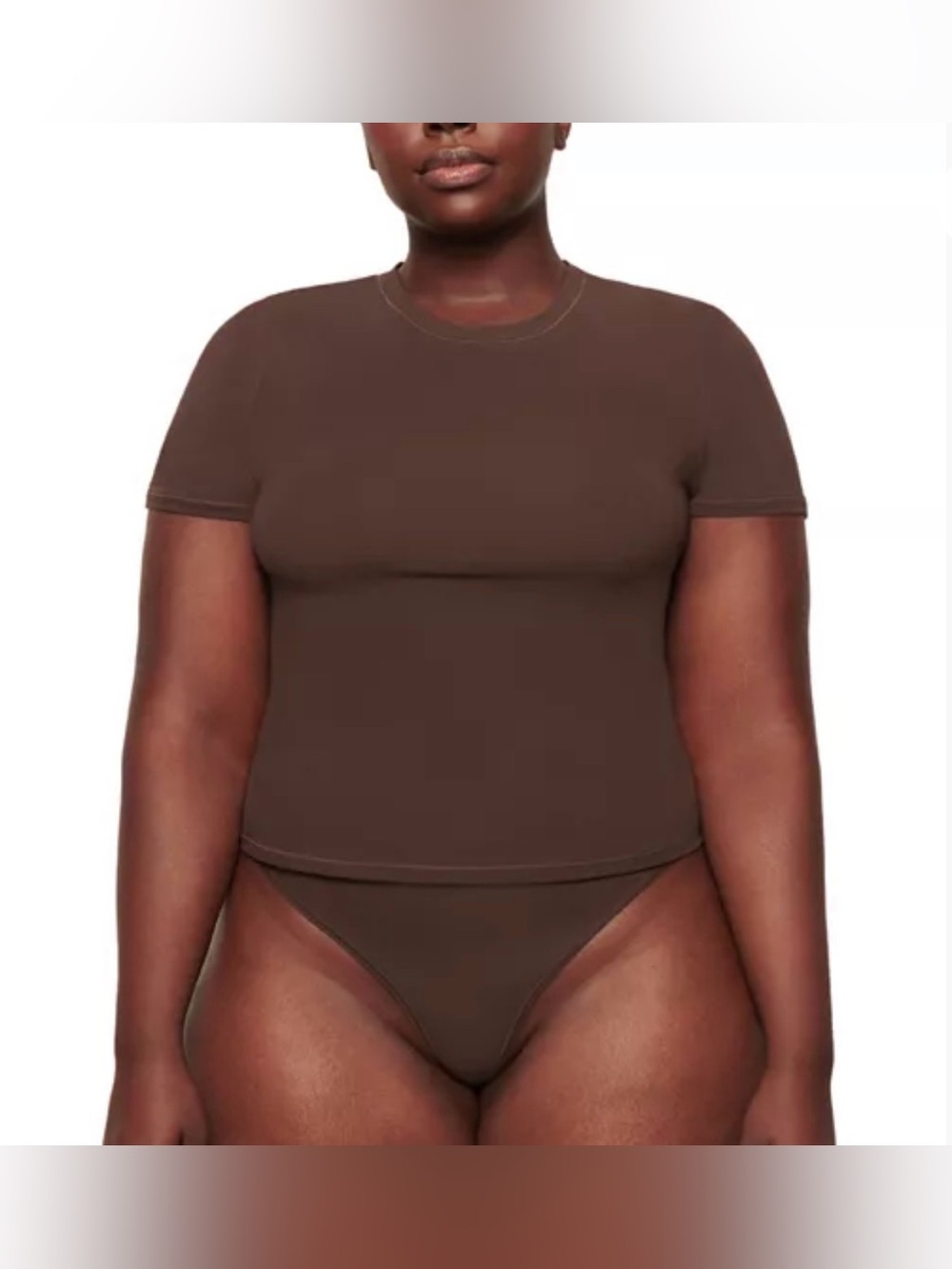 FITS EVERYBODY SHORT SLEEVE T-SHIRT STYLE: AP-TSH-0649 COLOR: COCOA SIZE:2X